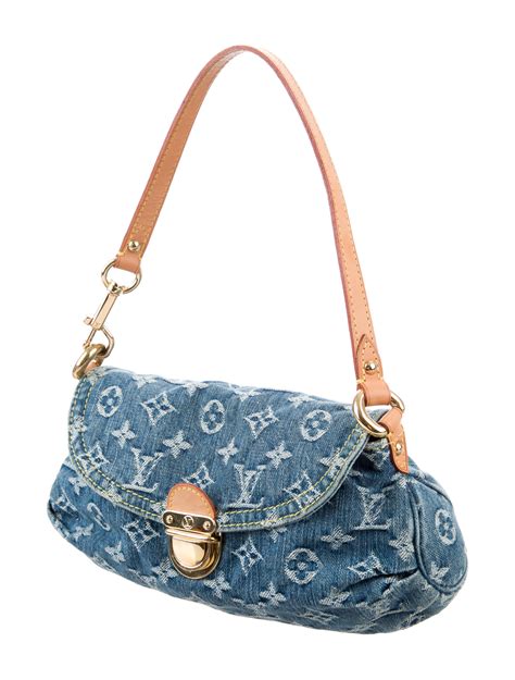 louis vuitton monogram denim mini pleaty|louis Vuitton Monogram denim mini pleaty blue.